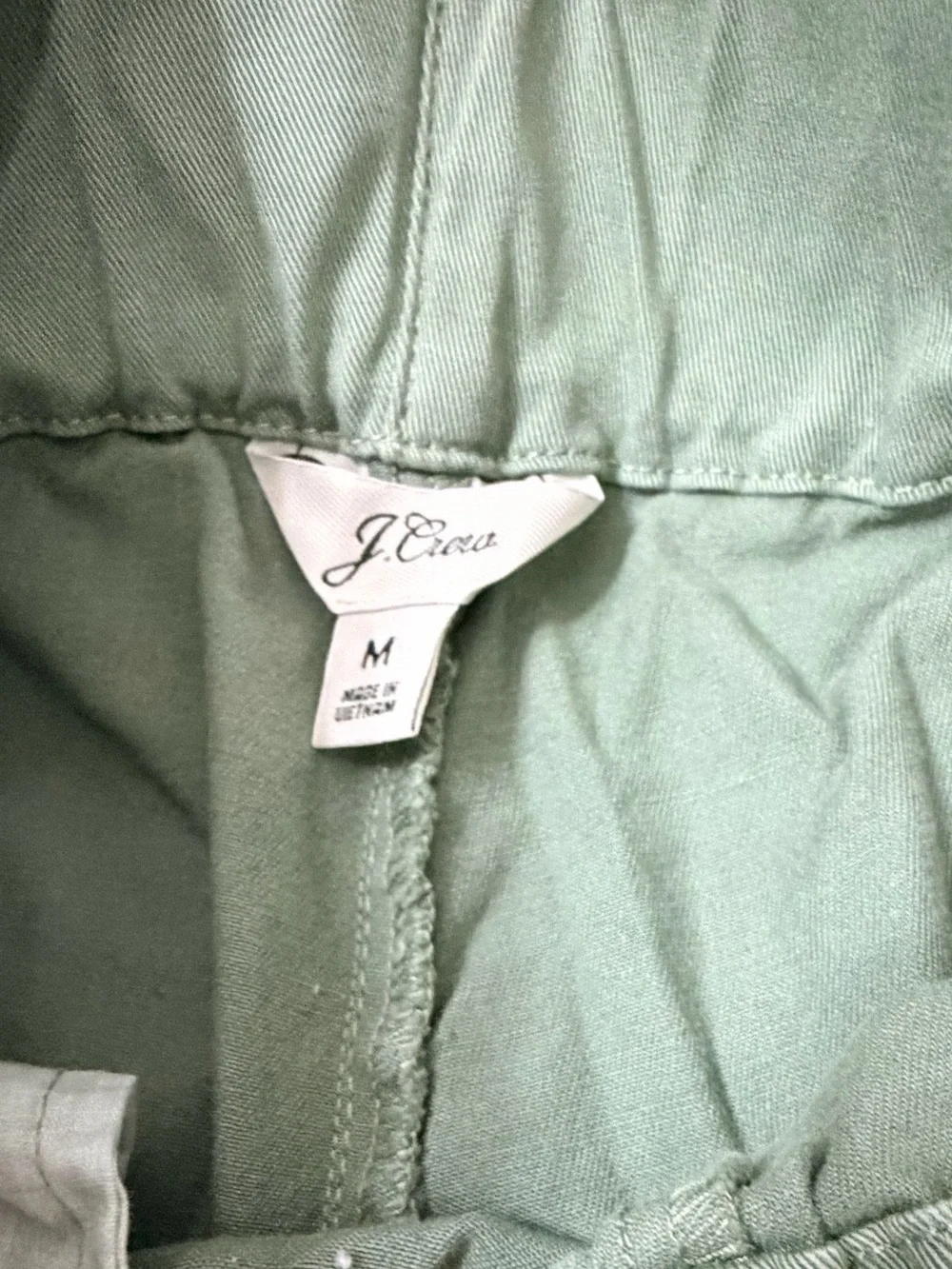 J. Crew Wide-Leg Pants in Sage